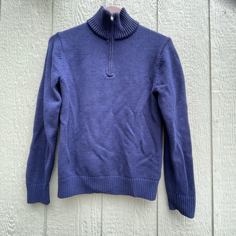 Patagonia Sweaters Mens XS Navy Blue Merino Wool 1/4 Zip Knit Pullover Cozy